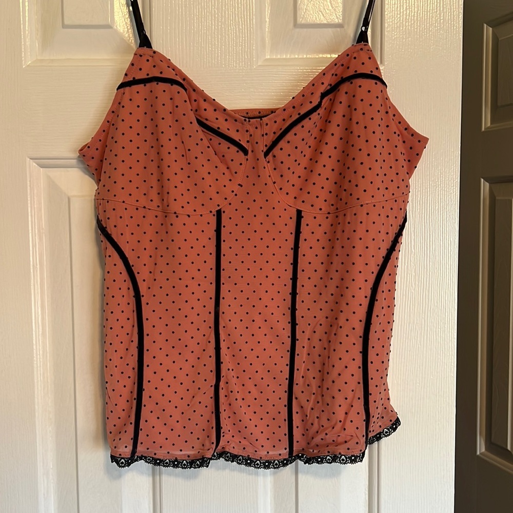 Express Salmon Pink Corset style Top